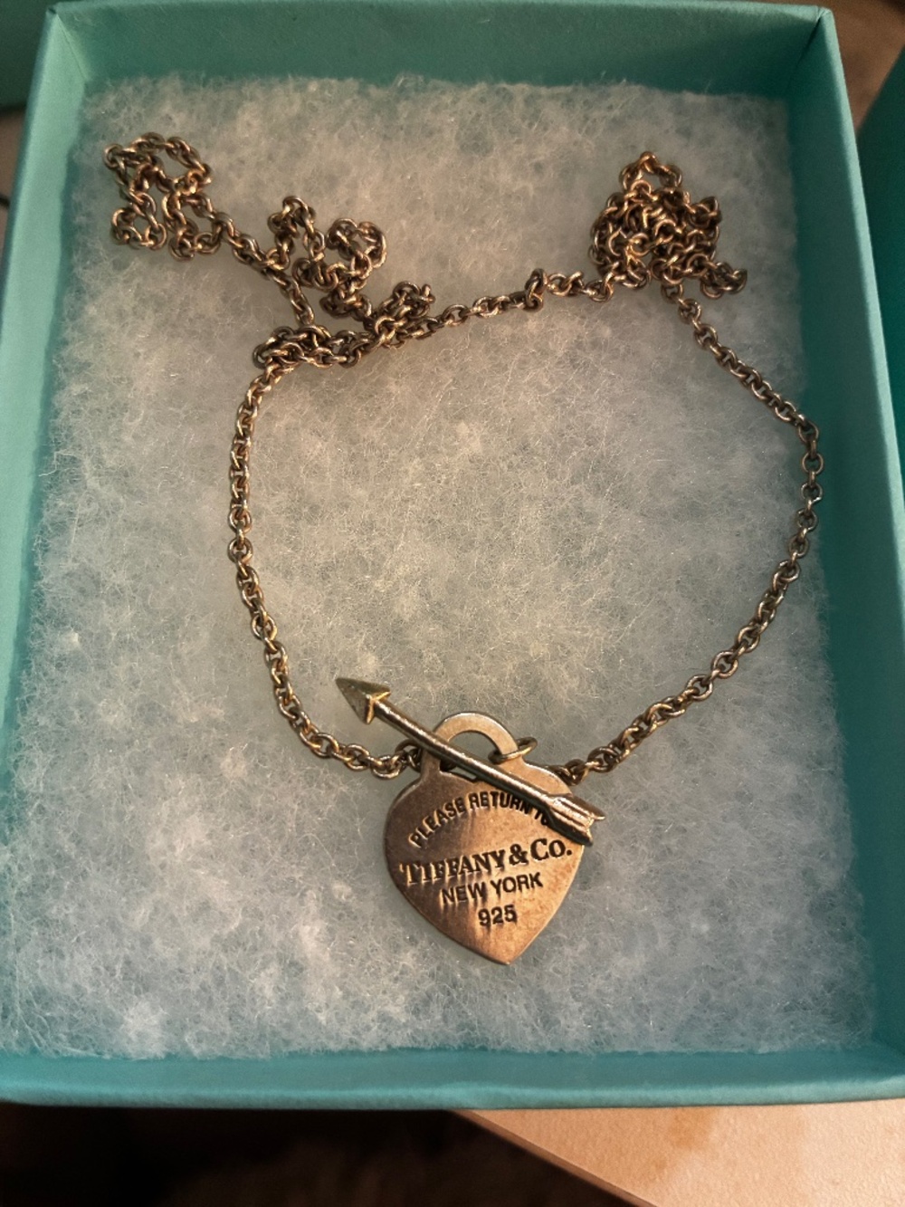 Tiffany and co necklace love struck